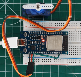 SG90 servo control with ESP32