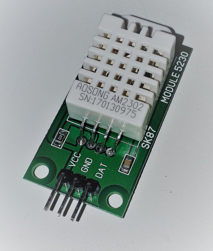 DHT22 ESP32 in Arduino Code: Measuring humidity & temperature