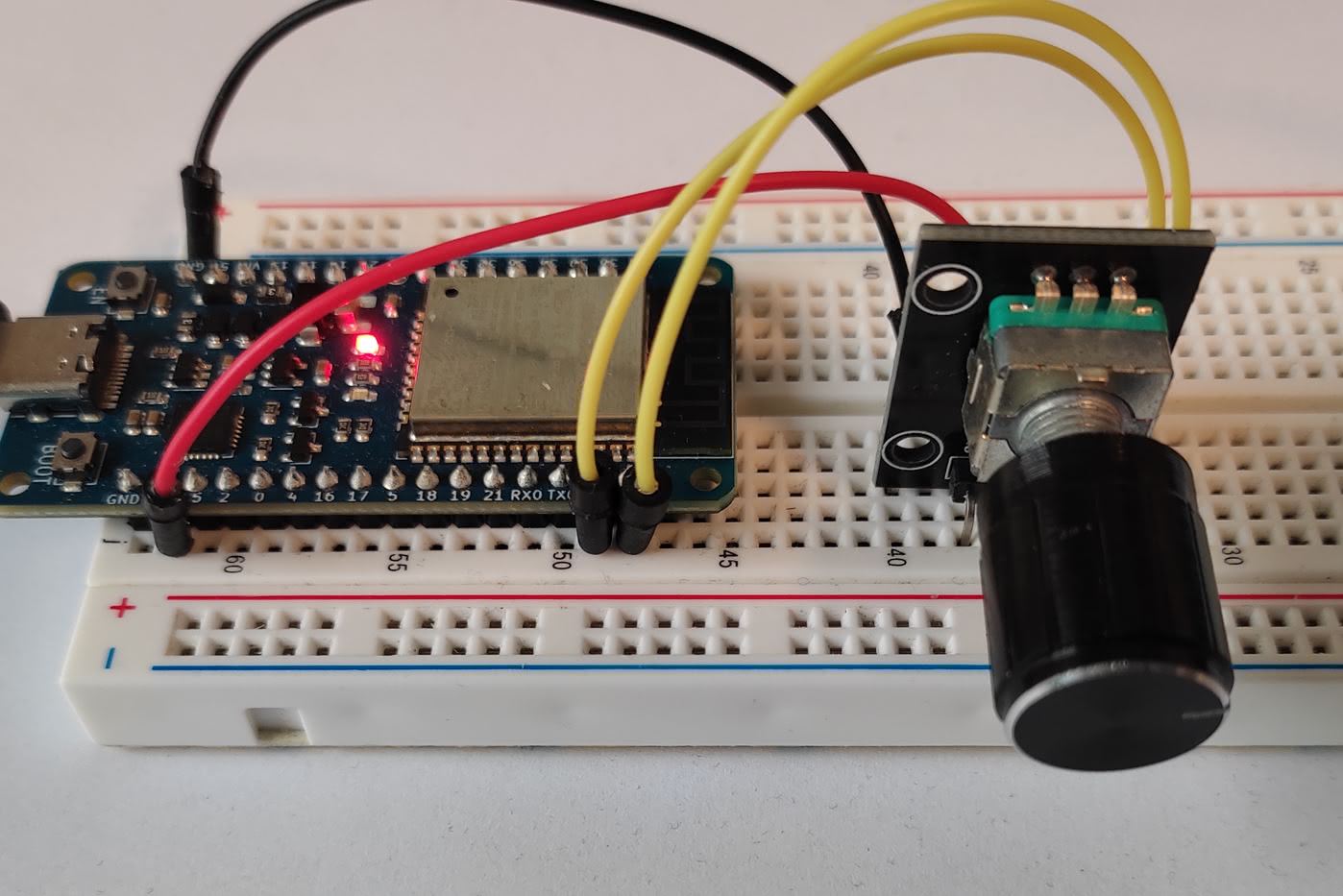 Measure angle and direction of rotation with Arduino and rotary encoder